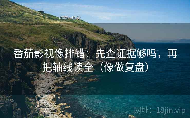 番茄影视像排错：先查证据够吗，再把轴线读全（像做复盘）